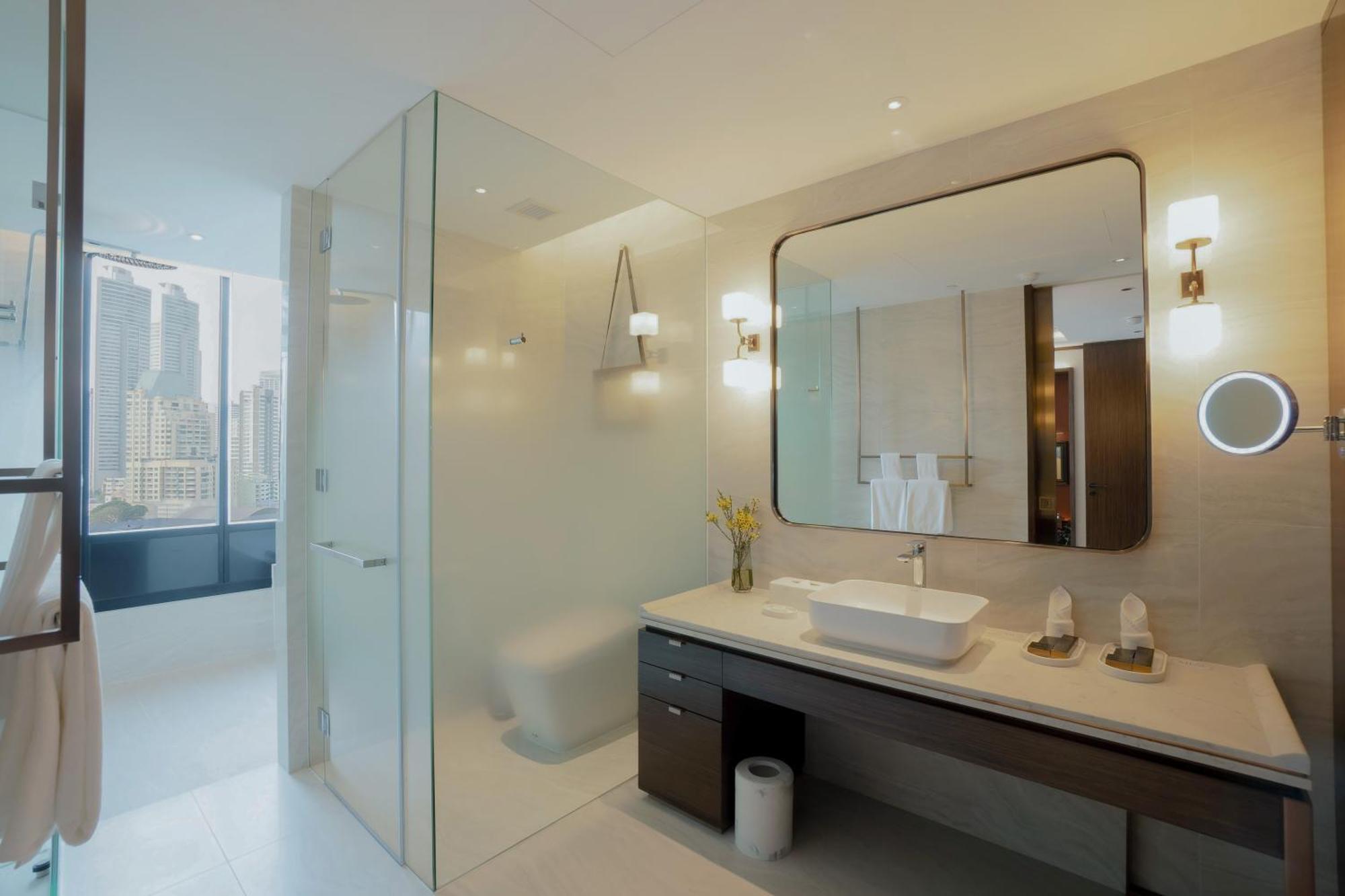 Silq Hotel & Residence, Managed By The Ascott Limited Bangkok Habitación foto Bathroom